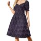 thumbnail image 3 of Vestido de manga corta Goth Spice (texto blanco) Vestidos largos Vestido de verano mujer 2025 Vestido de moda, 3 of 7
