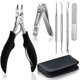 thumbnail image 1 of Toenail Clippers For Thick Nails And Ingrown Nails For Seniors - Stainless Steel Soft Grip Nail Clippers With Nail File, 1 of 4