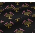 thumbnail image 5 of oneOone Viscose Jersey Fabric Bird & Tree Block Print Sewing Fabric BTY 60 Inch Wide, 5 of 5