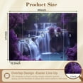 thumbnail image 3 of Peel and Stick Wallpaper Wall Murals Thai Forest Waterfall Purple Trees Landscape 69"H x 96"W Removable Wall Paper Self-Adhesive Wall Decor for Bedroom Living Room Nursery, 3 of 7