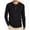 Black, variant on VJATTWR Men's and Big Men's Crewneck Tee with Long Sleeves,1-Pack, Sizes S