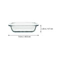 thumbnail image 3 of 2pcs Glass Baking Trays Pizza Baking Pans Baking Rice Pans Kitchen Bakeware, 3 of 9