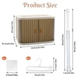thumbnail image 2 of Organizador de ropa para muñecas WALLFID plegable con 15 perchas y varilla, 2 of 6