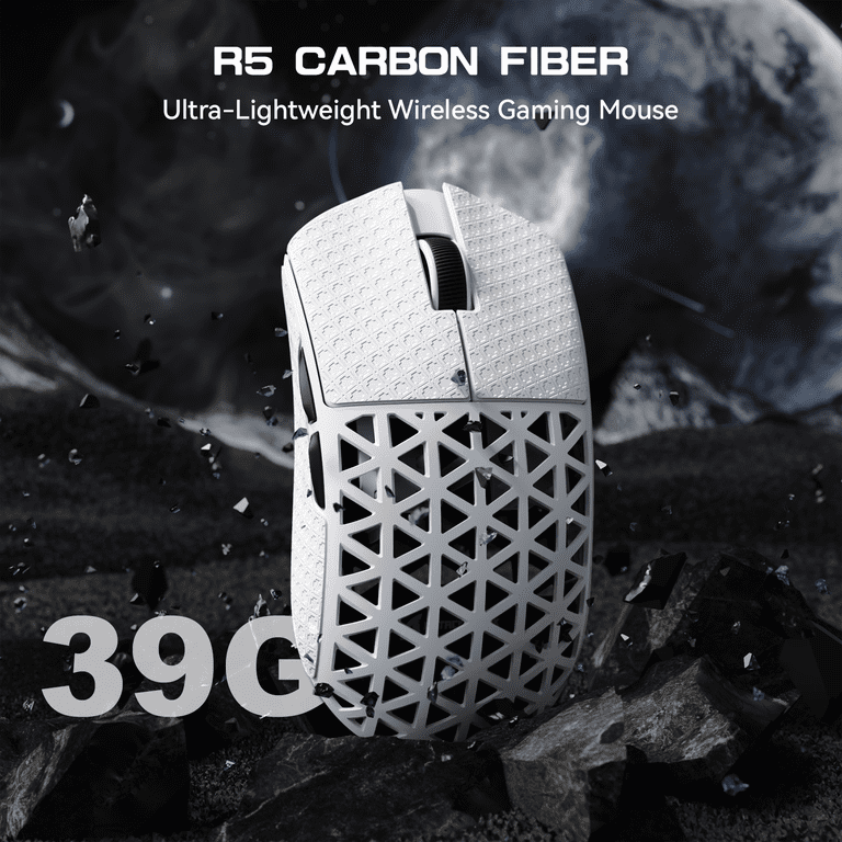 ATTACK SHARK R5 Ultra Carbon Fiber 8000Hz Wireless Gaming Mouse