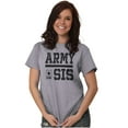thumbnail image 5 of US Army Sis Military Star Logo Women's Graphic T Shirt Tees Brisco Brands S, 5 of 5