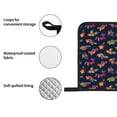 thumbnail image 4 of Pofeuu Colorful Birds Print Oven Mitts and Pot Holders 4 pcs Set,High Heat Resistant 500 Degree Extra Thicken Long Kitchen Cotton Oven Glove for Cooking, 4 of 6