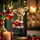 thumbnail image 4 of Colgantes Decorativos de Acrílico 2D con Animales Navideños para Espejo Retrovisor de Coche, Ideales para Decoraciones Navideñas., 4 of 6