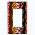 thumbnail image 5 of Metal Light Switch Plate Cover Colorful Safari African Tribal Art Pattern SFR036, 5 of 13
