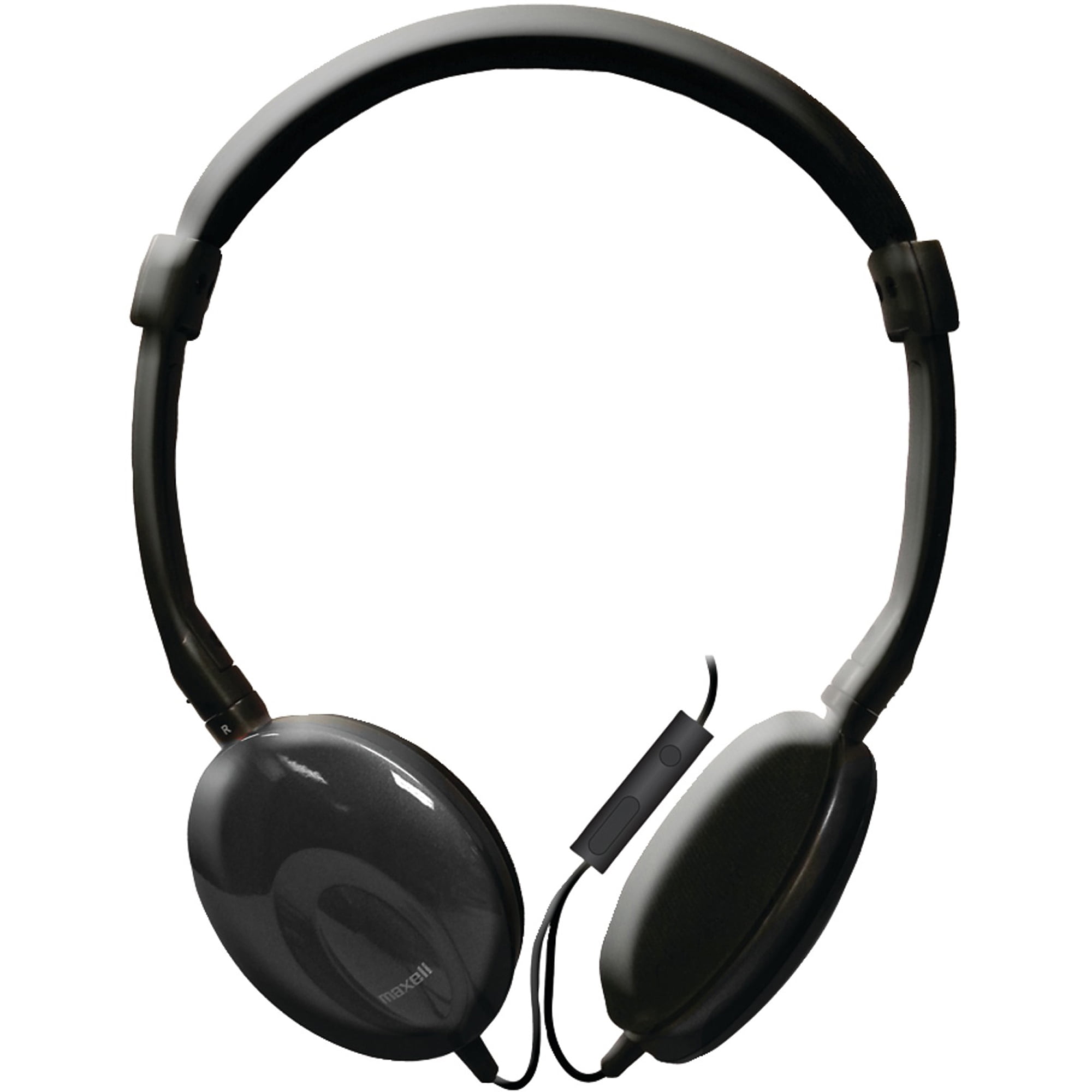 Maxell Classic Headphones with Microphone, Black - Walmart.com - Walmart.com