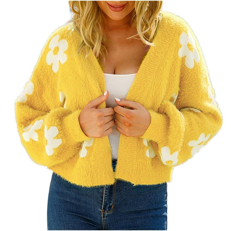 Walmart yellow shop sweater