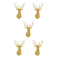 thumbnail image 1 of Youkk Personalized Home Style 3D Mirror Wall Stickers For Creating Unique Decor Self Adhesive Living Space gold XL 5Set, 1 of 6