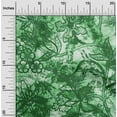 thumbnail image 2 of oneOone Rayon Green Fabric Abstract Floral Sewing Fabric By The Yard Printed Diy Clothing Sewing Supplies 56 Inch Wide, 2 of 4