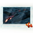 thumbnail image 2 of Aquarium Background Sticker - Lava Rock Volcano  HD Poster Decoration - for 5-60 Gallon Fish Tanks Terrarium, 2 of 5