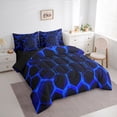 thumbnail image 3 of Castle Fairy Boys Geometric Honeycomb Twin Bedding Sets,Video Game Bedding Comforter Set, 3 of 8