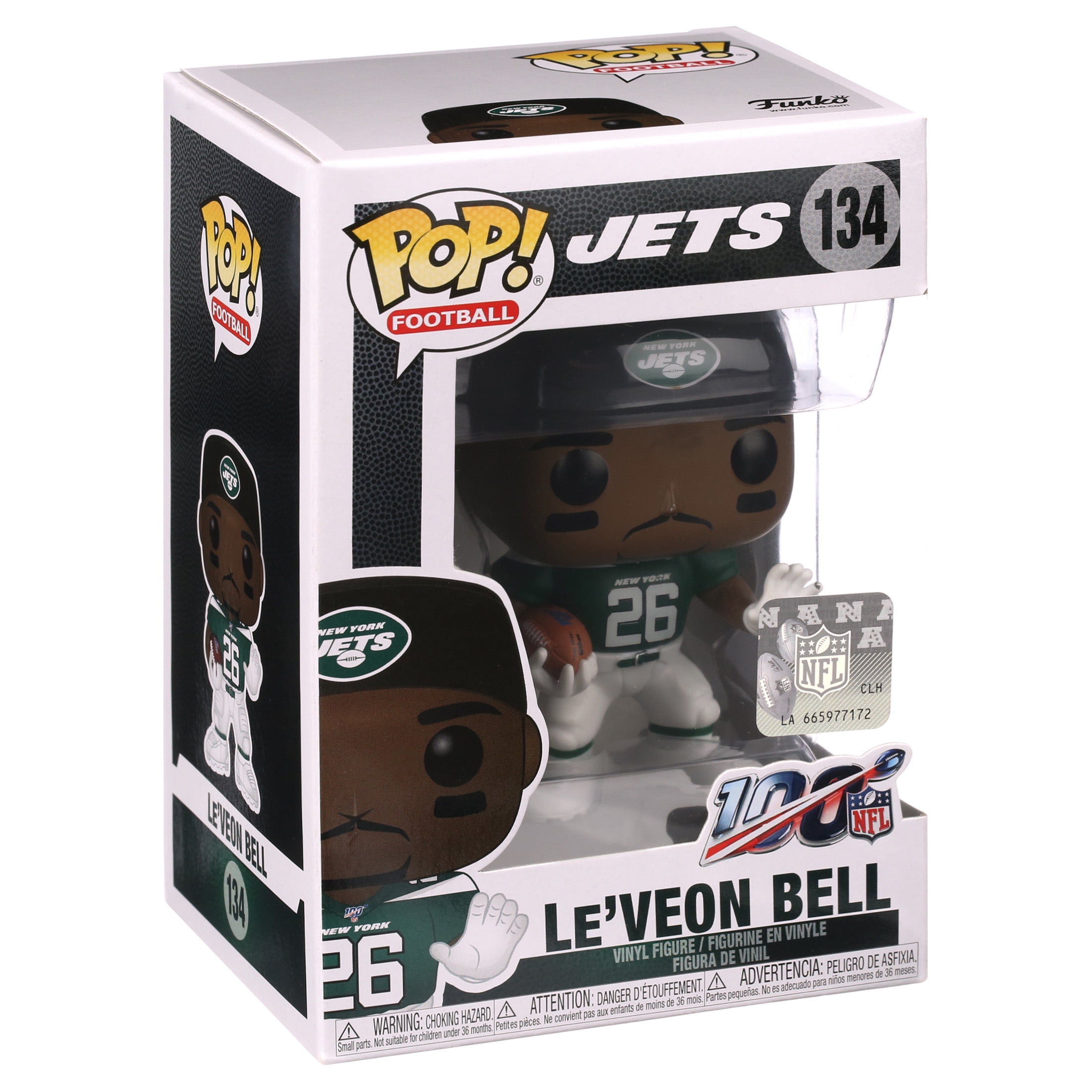 Funko POP! NFL: Jets - Le'Veon Bell (Home Jersey) - Walmart.com