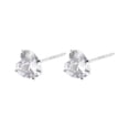 thumbnail image 4 of S925 Silver Needle Earrings For Ear Love Earbone Nails Zircon Nails Earrings Exquisite Earrings, 4 of 9