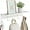 White, variant on Shelf with 7 Hooks, 23 Inch Entryway Coat Rack Wall Mounted, Metal Coat Hanger with Shelf Storage Clothes, Bags, Purse for Living Room, Balcony, Closet, White