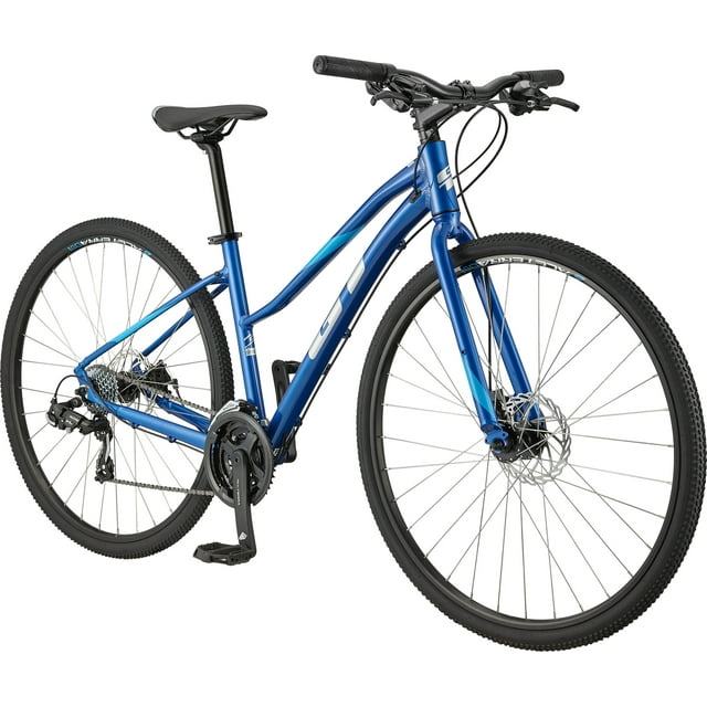 Bicicleta Urbana GT TRANSEO SPORT Rodada 700 Aluminio 21 Velocidades Caballero Talla Mediana Azul