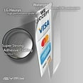 thumbnail image 2 of Credit Card  Signs Stickers - 4 Pack 3-x 8- Inch - We Accept Visa, MasterCard, Amex & Discover, Premium Self-Adhesive Vinyl, Laminated, UV, Weather, Scratch, Water and Fade Resistance$$Other, 2 of 7