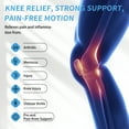 thumbnail image 6 of Plus Size Knee Brace for Knee Pain,UNEEI Knee Support with Adjustable Straps and Side Stabilizers for Men Women, Ideal for Running and Post-Surgery Recovery, 6 of 7
