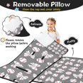 thumbnail image 3 of Footballs with Bows Pattern Toddler Nap Mats for Kids Preschool,Sleeping Mat Bag or Kids,Toddler Sleeping Bag,Toddler Nap Mat or Daycare, 3 of 6