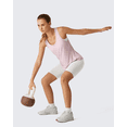 thumbnail image 6 of G4Free Racerback Women's Workout Tank Tops Scoop Neck Hip Length Muscle Top Soft Loose Fit for Gym Athletic Tanks, 6 of 8