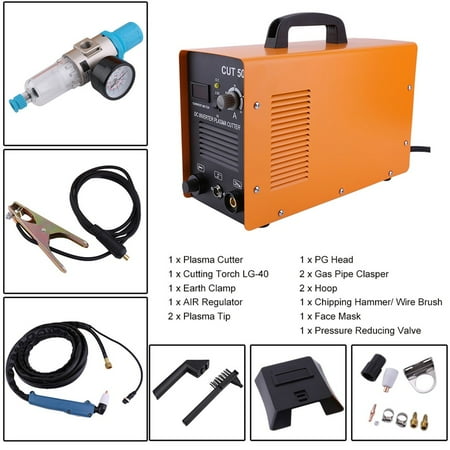 50AMP CUT-50 D igital DC Inverter 110-220V Plasma Cutter Cutting Machine With Screen Display Welding Accessories US Plug