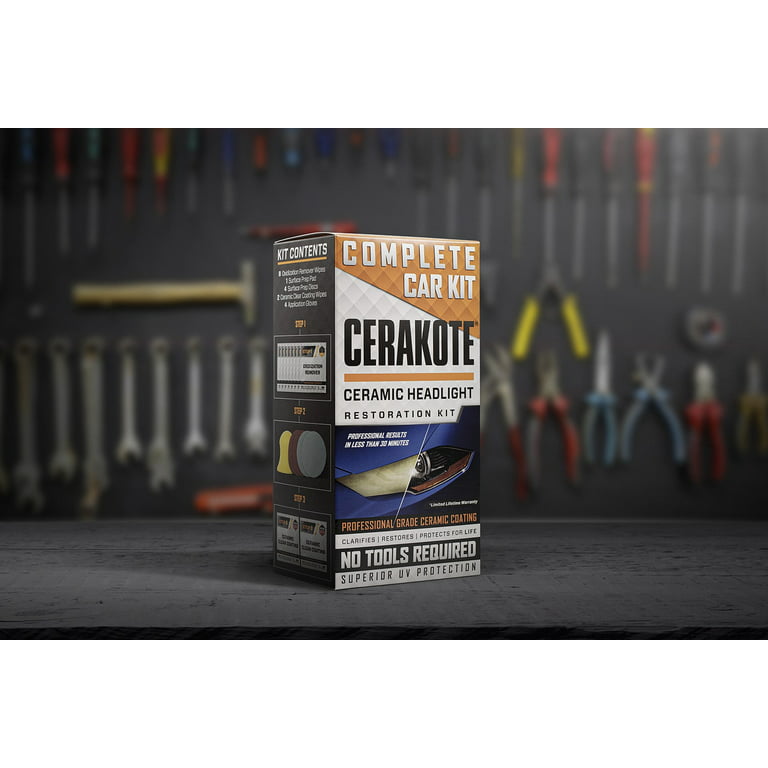 Cerakote Headlight Restoration Kit with 12 Wipes - 20740432