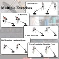 thumbnail image 5 of BalanceFrom T-Bar Landmine Row Attachment – 360° Swivel Olympic 2" Barbell Insert | Home-Gym Back/Core Trainer, Heavy-Steel, Easy Setup, 5 of 9