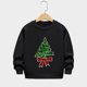 thumbnail image 1 of Cowsor Girls Sweatshirts Kids Cute Graphic Crewneck Pullover Tops Xmas Long Sleeve Holiday Shirts, 1 of 5