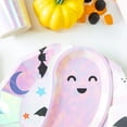 thumbnail image 3 of Vajilla desechable de fantasma de Halloween, decoración de feliz Halloween, platos de papel, vasos, servilletas, 3 of 4