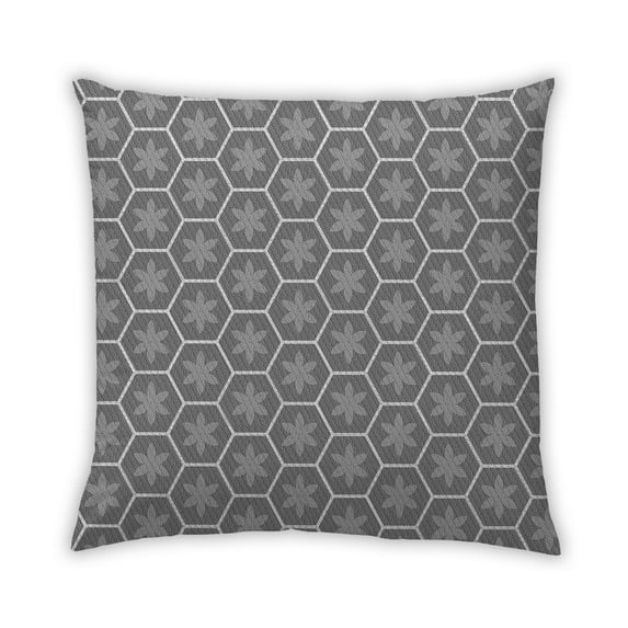 Ahgly Company Outdoor Square Contemporary Throw Pillow, 18 inch by 18 inch