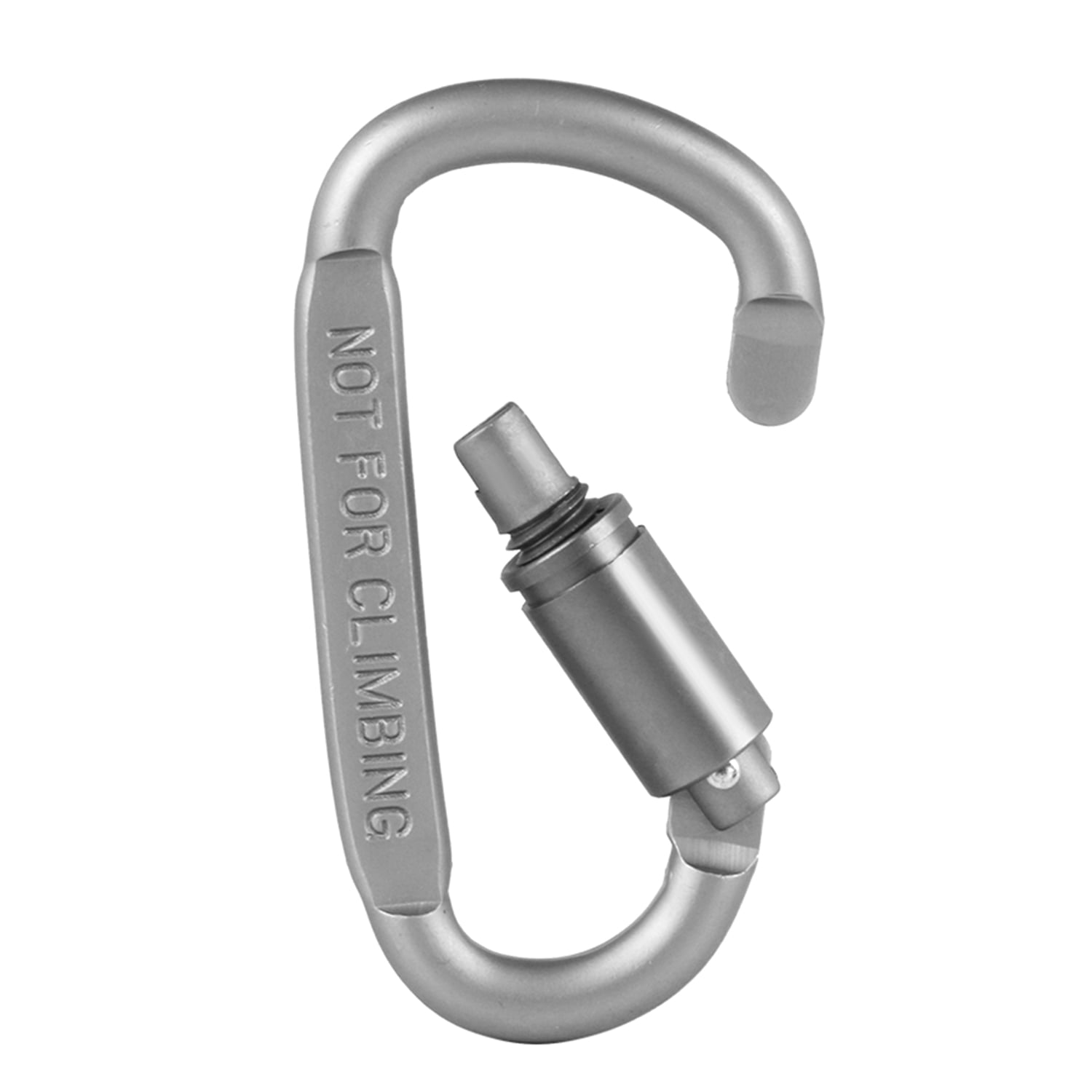 D-ring Rock Climbing Carabiner Screw Lock Hook Buckle Hiking Roofing Rescue 