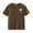 Brown, variant on Mercatoo Boys 𝐏alm Tree Print Short Sleeve Crewneck Tees Teen Summer Short Sleeve Cotton Graphic T-Shirts Casual Trendy Clothes