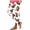 White A3, variant on Hrsba Womens Yoga Pants Non Position Football Print High Stretch Slim Pants For Women