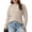 Light Apricot, variant on PINKSIR Plus Size Sweater Tops for Women Lightweight Button Detail Long Sleeve Crewneck Ribbed Knit Loose Tunic Pullover