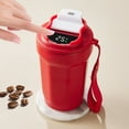 thumbnail image 1 of Taza de café aislante de acero inoxidable de 500 ml con tapa de doble pared y tapa para viajes, acampada y coche, 1 of 6