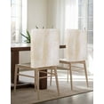 thumbnail image 5 of nqOlkjepod Beige Chair Covers Set of 8, Decorative Chair Back Cover, Retro Oil Painting Modern Abstract Art Aesthetics Dining Room Chair Slipcovers Removable Chair Protectors Covers for Party Banquet, 5 of 7