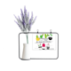 thumbnail image 1 of Suculentas maceta cactus Tarjeta de jarrón de lavanda artificial, 1 of 3