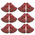 thumbnail image 3 of Red Christmas Bells With Balls Tinsel Ornament - Set of 6, 3 of 4