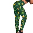 thumbnail image 4 of DISNIMOSt. Patrick's Day Workout Leggings for Women, Lucky Leaf Beer Printed Yoga Pants High Waist Yoga Ankle Pants Comfy Ankle Length Leggings for Yoga Gym, Green, XL, 4 of 6