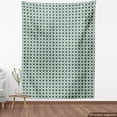 thumbnail image 4 of Abstract Upholstery Fabric by the Yard, Repeating Retro Stars Squares Geometrical Argyle Inspired Symmetrical Pattern, Decorative Fabric for DIY and Home Accents, Taupe and Teal by Ambesonne, 4 of 5