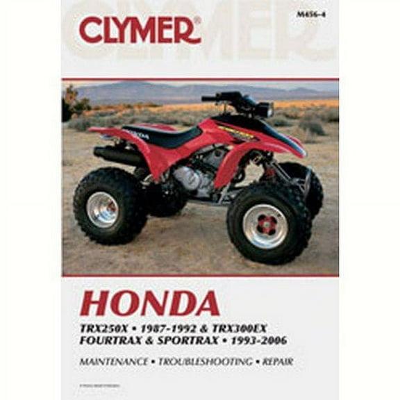 Clymer Repair/Service Manual '87-92 TRX250X, '93-06 TRX300EX (M456-4)
