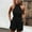 Black, variant on Noarlalf Jumpsuits for Women Casual Women's Halter Waist Sexy Backless Slim Solid Color Sleeveless Romper Black L