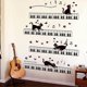 thumbnail image 4 of Cartoon Piano Keys Cat Pvc Wall Stickers Kids Rooms Musical Cats Decal Living Room Bedroom, 4 of 5