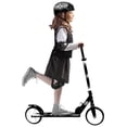 thumbnail image 5 of HALO Rise Above Supreme Big Wheel Scooter - Black and White - Designed for Unisex Riders up to 220 lbs, 5 of 7