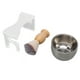 thumbnail image 1 of 3 PCS Men Shaving Brush Set Acrylic Brush Holder Bubble Bowl Nylon Bristle Brush Kit, 1 of 5
