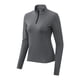 thumbnail image 4 of Ailaofu Women's Long Sleeve Shirts with Thumb Holes Athletic Workout Hiking Running Shirt 1/4 Zip Pullove, 4 of 6
