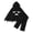00#-Black104, variant on Kiijoy Boys Halloween Clothes Set Unisex Kids Party Dress-Up Hooded Outfits, Sizes 0-9