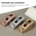 thumbnail image 2 of Miangastore 2Pack Wrapping Tape Dispenser Plastic Gold Family Activities Compact Design, 2 of 8